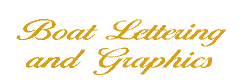 Boat lettering and Graphics